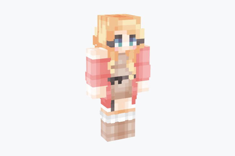 Coffee Date Blonde Skin For Minecraft