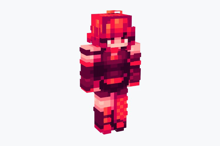 Legends Never Die (Crimson Red) Minecraft Skin