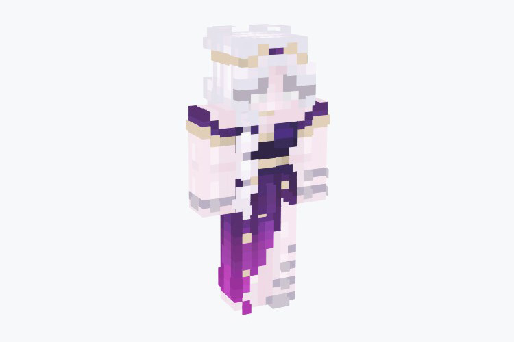 Midnight Serenade (White-haired girl) Minecraft Skin