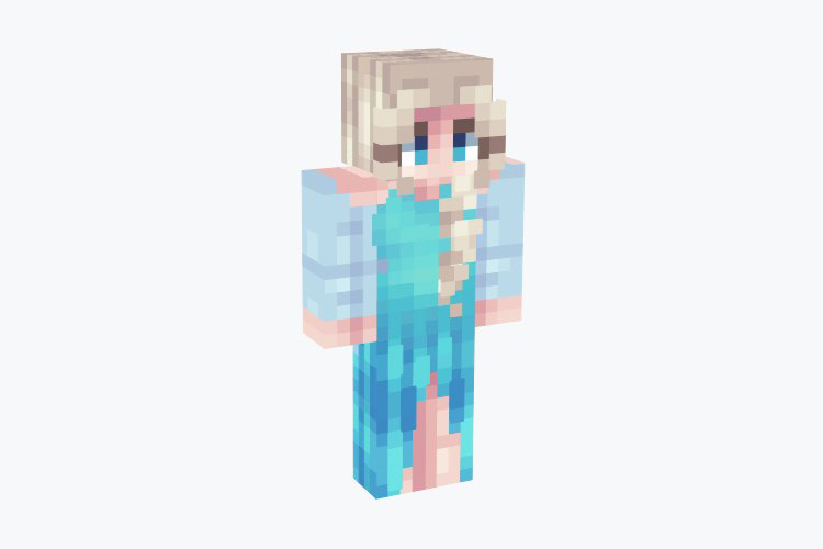 Elsa (Frozen) Skin For Minecraft