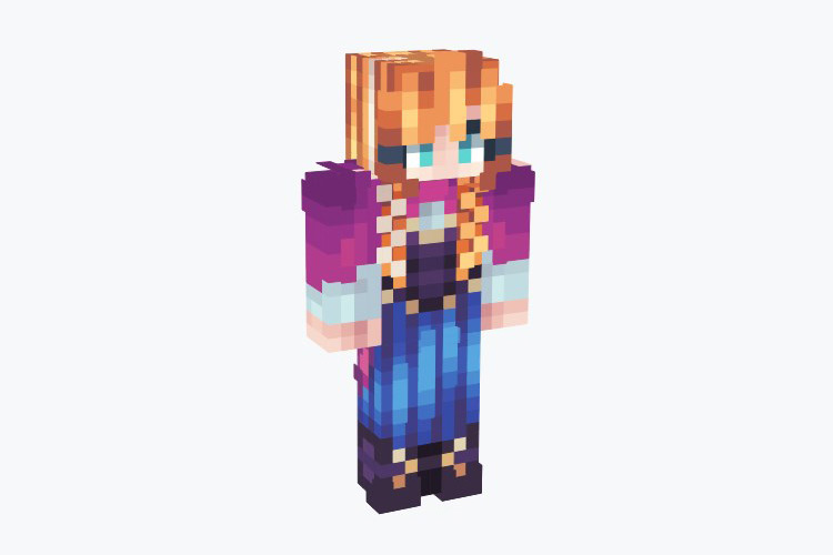 Anna (Frozen) Minecraft Skin