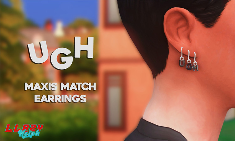 Sims 4 Maxis Match Earrings CC  The Ultimate List   FandomSpot - 8