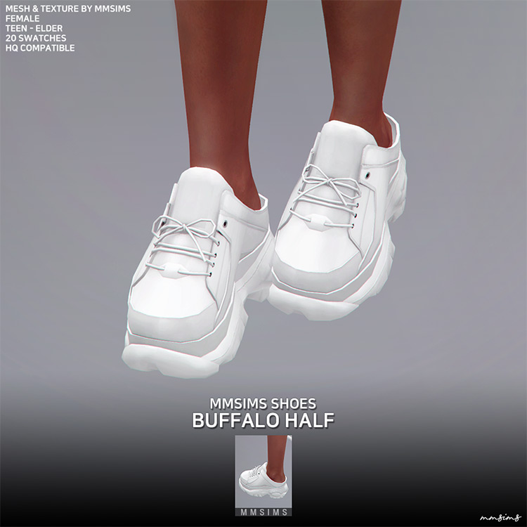 Buffalo Sneakers For Girls / Sims 4 CC