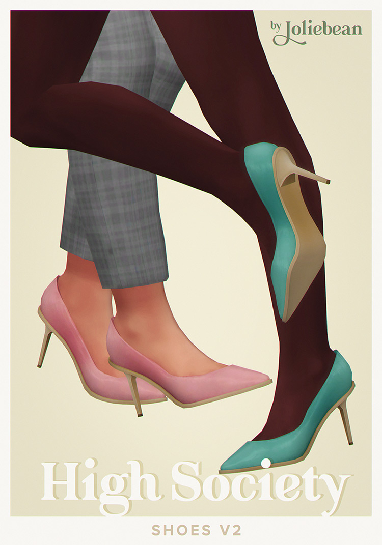 High Society Shoes / Sims 4 CC
