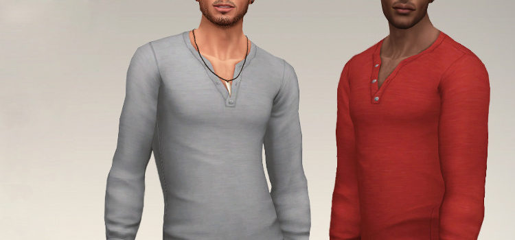 Sims 4 CC: Best Long Sleeve Shirts For Guys