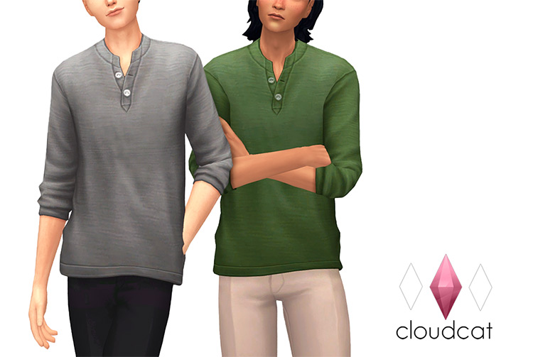 Fashion Street Shirt (Maxis Match) Sims 4 CC