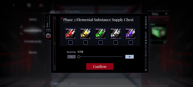 Supply Chest (Elemental Substances) / Path To Nowhere
