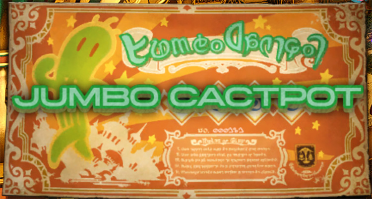 Jumbo Cactpot Ticket / FFXIV