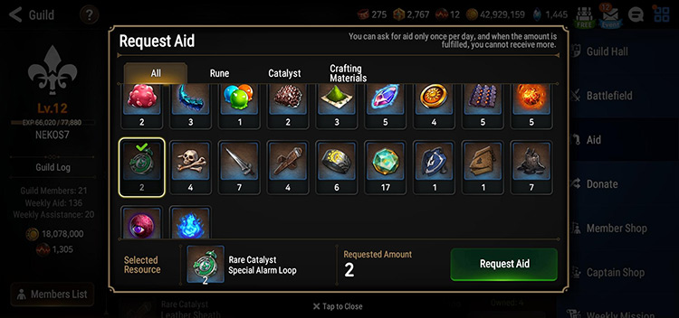 Guild Aid (Special Alarm Loop) / Epic Seven
