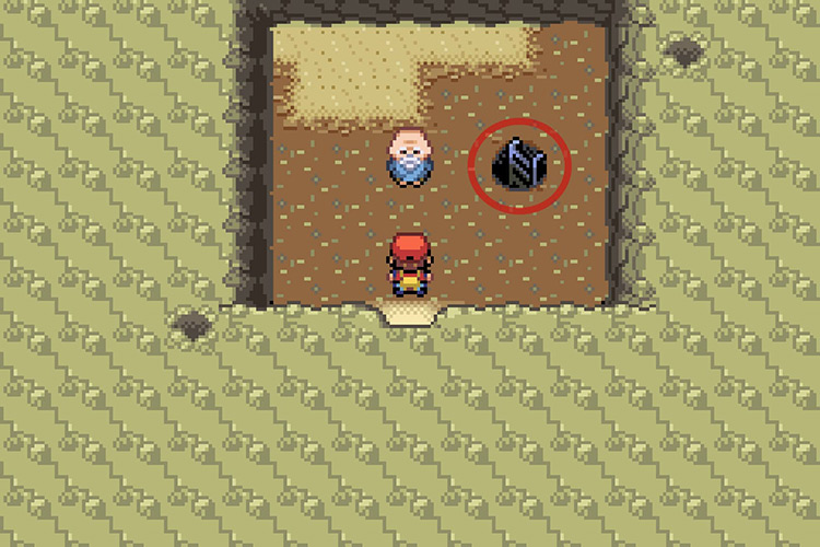 Taking the stairs down to the main Diglett’s Cave area. / Pokémon Radical Red