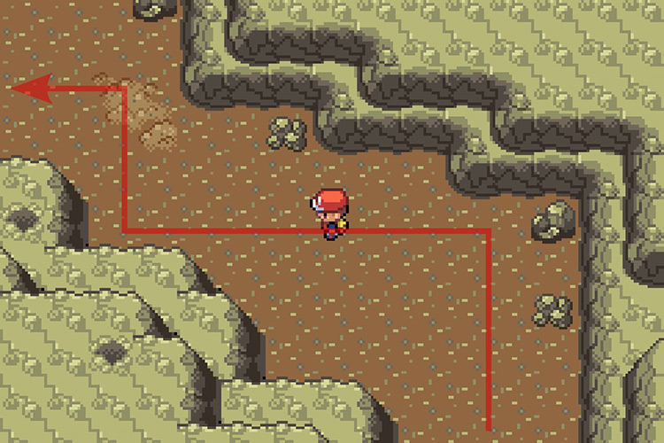 Continuing on the Diglett’s Cave path. / Pokémon Radical Red