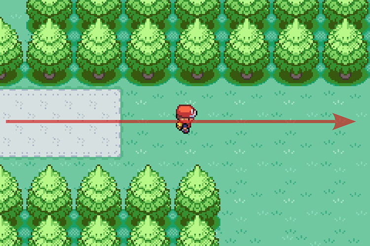 Heading East from Celadon City. / Pokémon Radical Red
