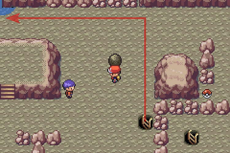 Taking the North-West path. / Pokémon Radical Red