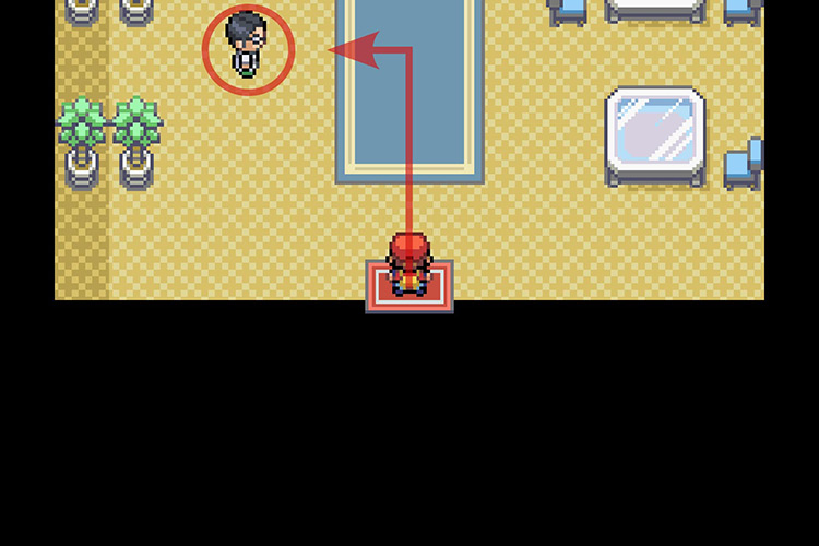 The Professor’s assistant who gives you HM05 Flash / Pokémon Radical Red