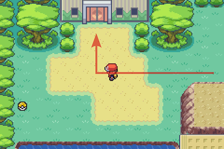 Entering the rest house in Area 3 / Pokémon Radical Red