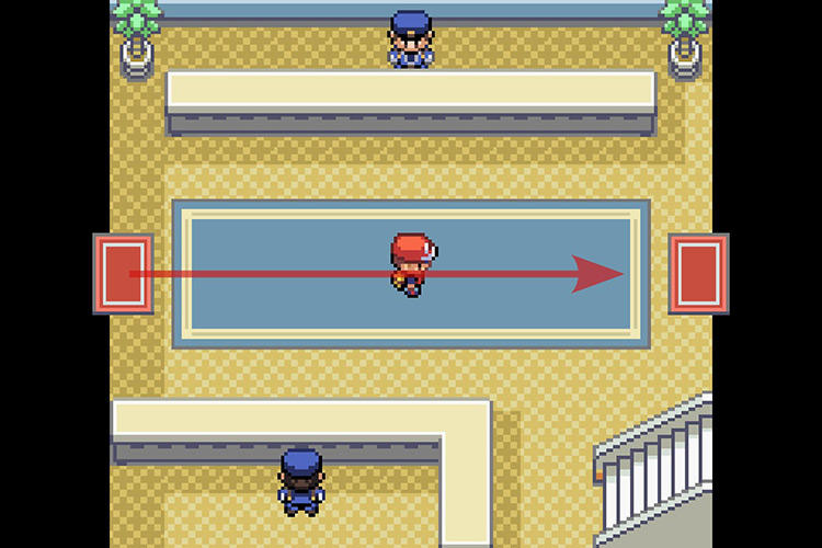 Exiting from the other side of the connector / Pokémon Radical Red