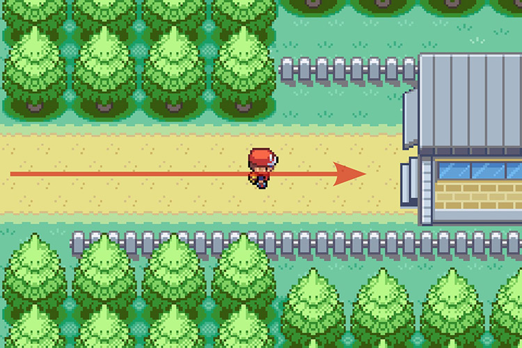 Entering the connector. / Pokémon Radical Red