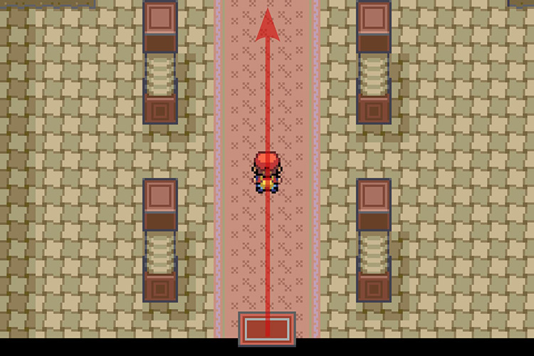 Going up after entering the Mansion. / Pokémon Radical Red