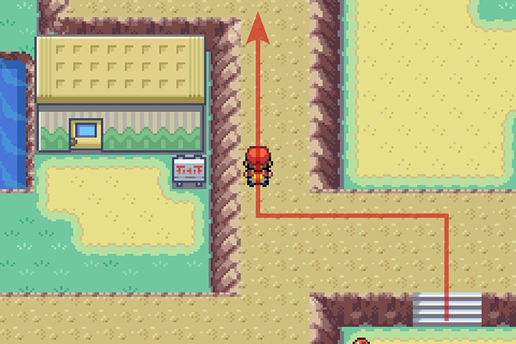 Going North in the rocky area. / Pokémon Radical Red