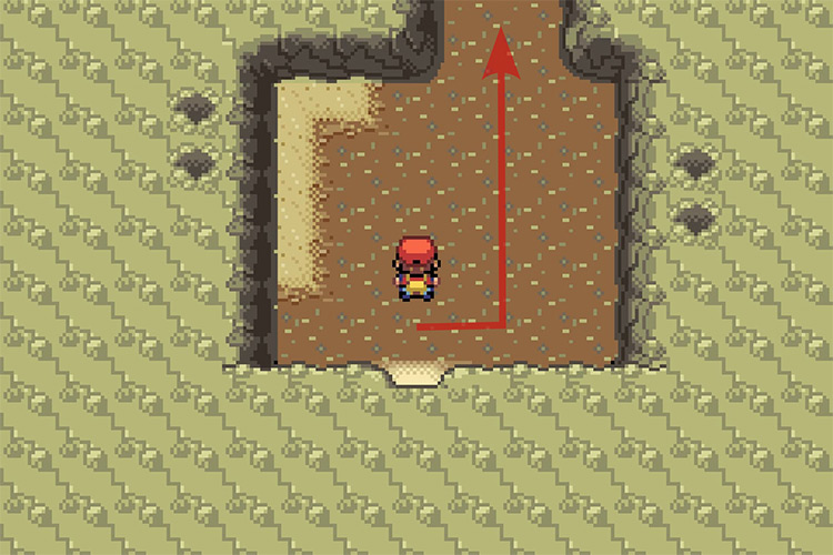 Heading North after entering the cave. / Pokémon Radical Red