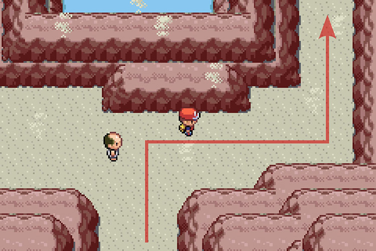 Taking the path East. / Pokémon Radical Red