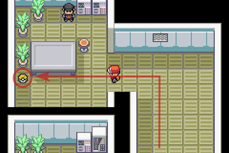 TM049 Leech Life in the room Northwest of the basement’s fourth floor. / Pokémon Radical Red