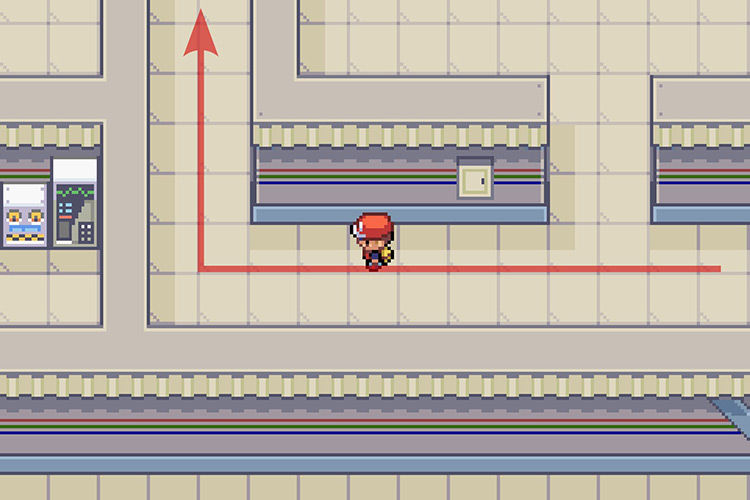 Continuing to follow the hallway. / Pokémon Radical Red