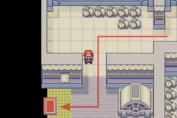 Exiting the Power Plant using the secret exit. / Pokémon Radical Red