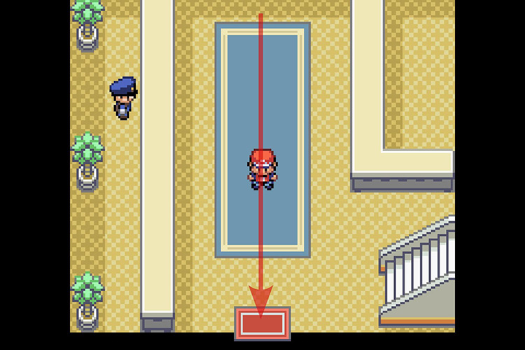 Exiting the connector from the other side. / Pokémon Radical Red