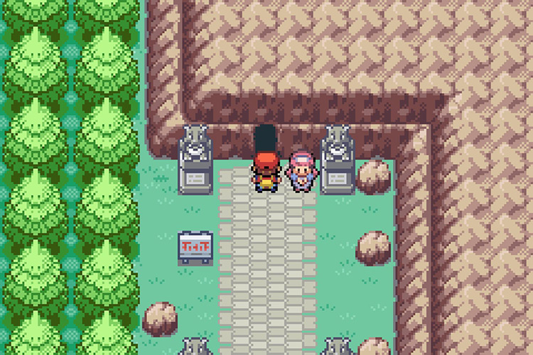 Entering the Victory Road Cave. / Pokémon Radical Red