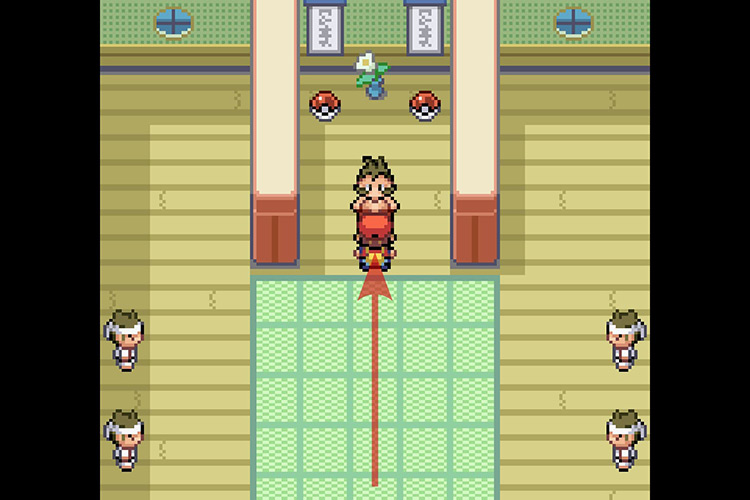Challenging Chuck for TM060. / Pokémon Radical Red