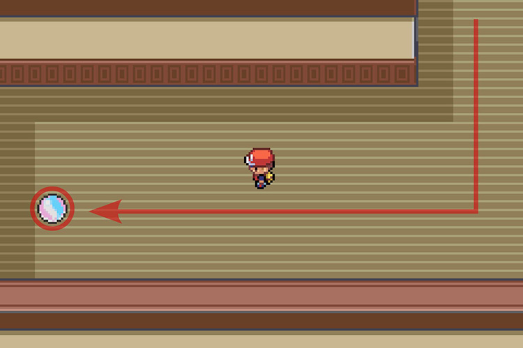 Finding the Banettite at the end of the hallway. / Pokémon Radical Red