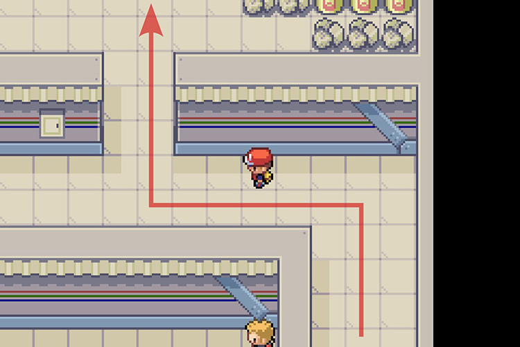 Entering the first room to the North. / Pokémon Radical Red