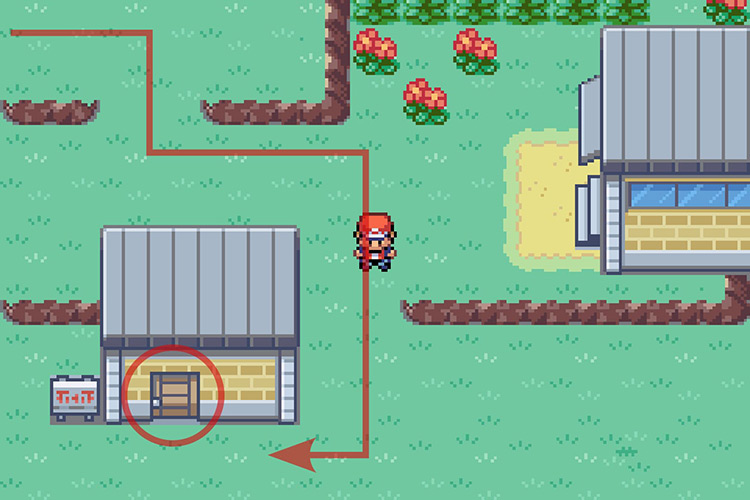 The entrance to the Underground Path. / Pokémon Radical Red