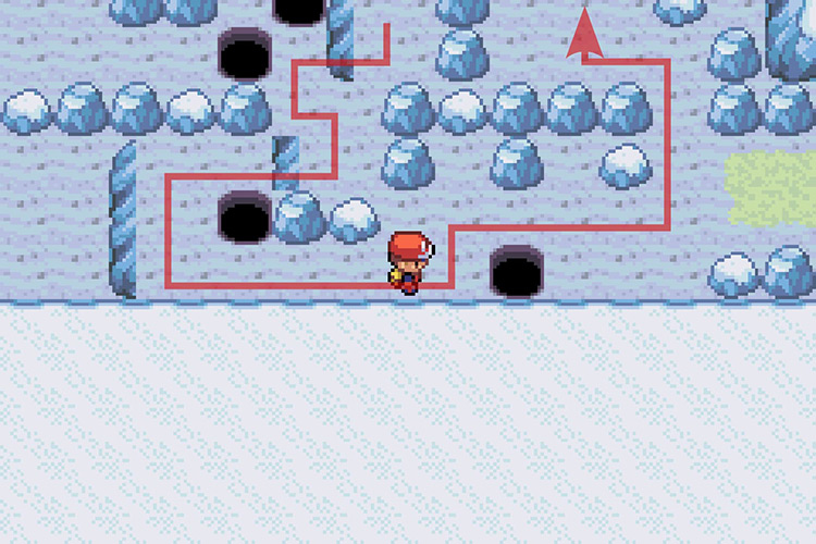 Taking the path East and then heading North. / Pokémon Radical Red