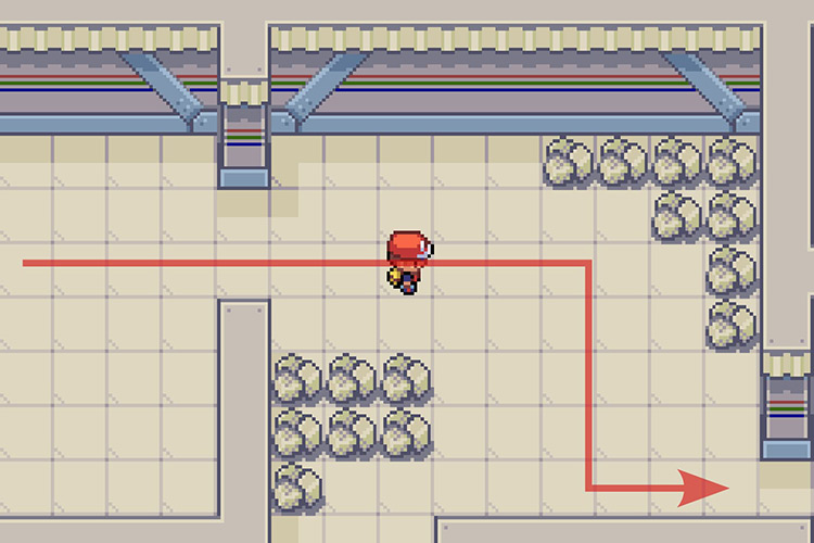 Entering the room to the East. / Pokémon Radical Red