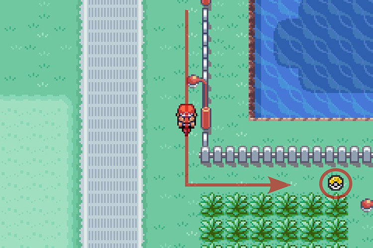 TM114 found to the East while going down on Route 17. / Pokémon Radical Red