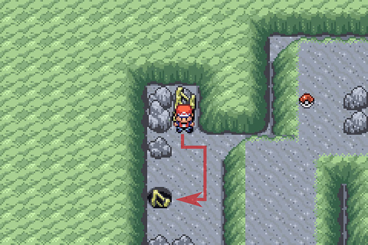 Going further South using the ladder / Pokémon Radical Red