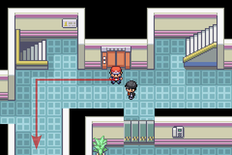 Following the corridor going South / Pokémon Radical Red