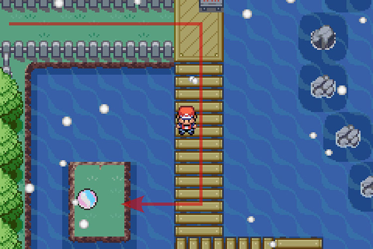 Finding the Slowbronite on a small island / Pokémon Radical Red
