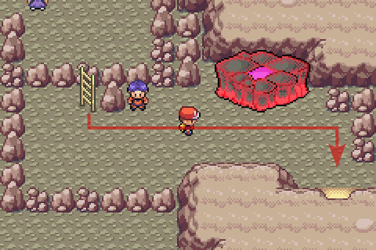Exiting the Victory Road cave / Pokémon Radical Red