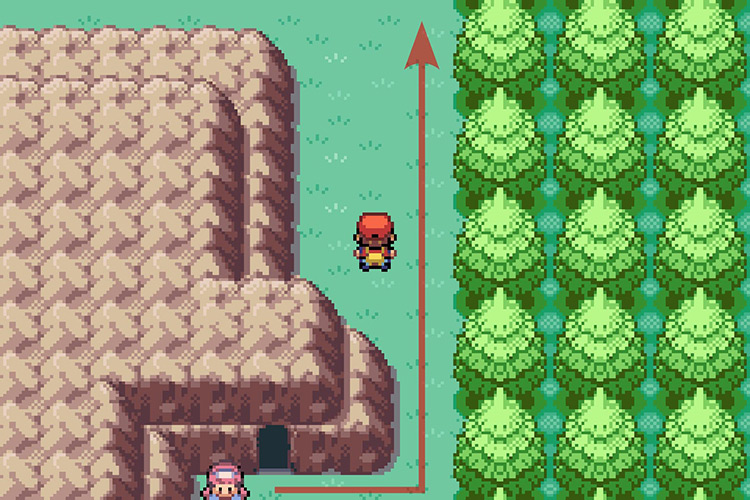 Following the path North / Pokémon Radical Red
