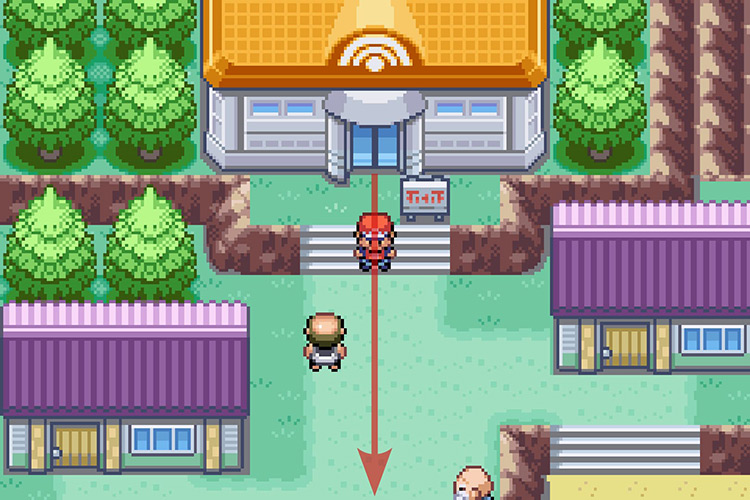 Going South from the One Island Pokémon Center. / Pokémon Radical Red
