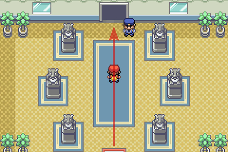 Exiting the connector from the other side leading to Route 23. / Pokémon Radical Red