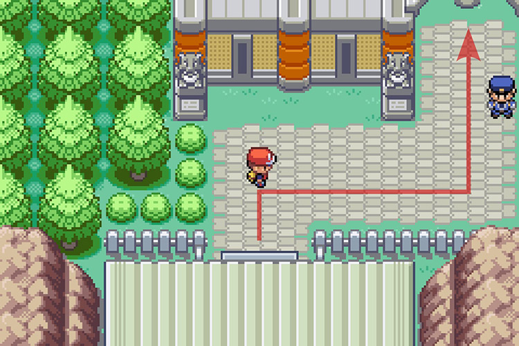 Following the path North towards Victory Road. / Pokémon Radical Red