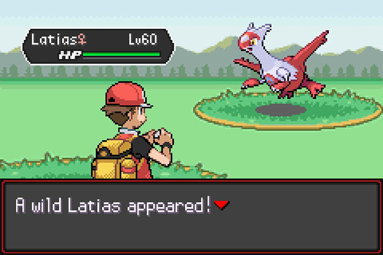 Battling and catching Latias / Pokémon Radical Red