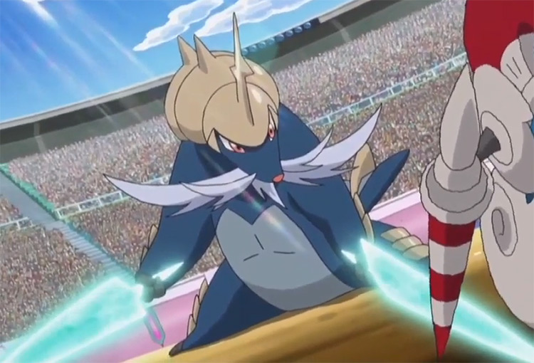 Samurott Pokemon anime screenshot