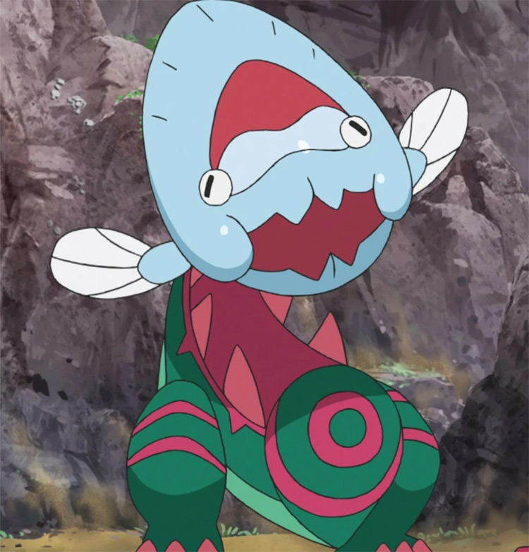 Dracovish Pokemon in the anime