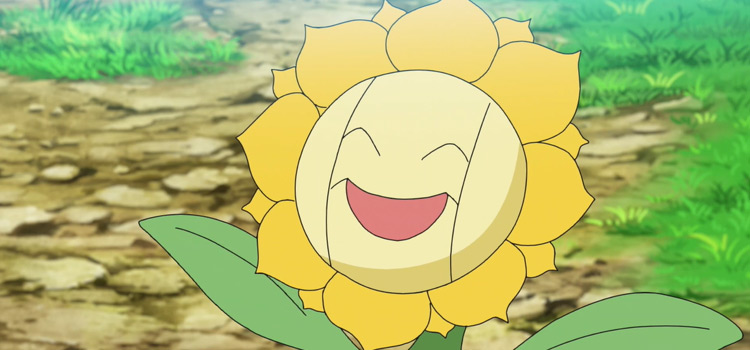Sunflora Screenshot from Pokemon Journeys Anime
