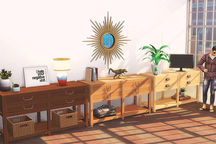 Takapuna Dresser CC - The Sims 4